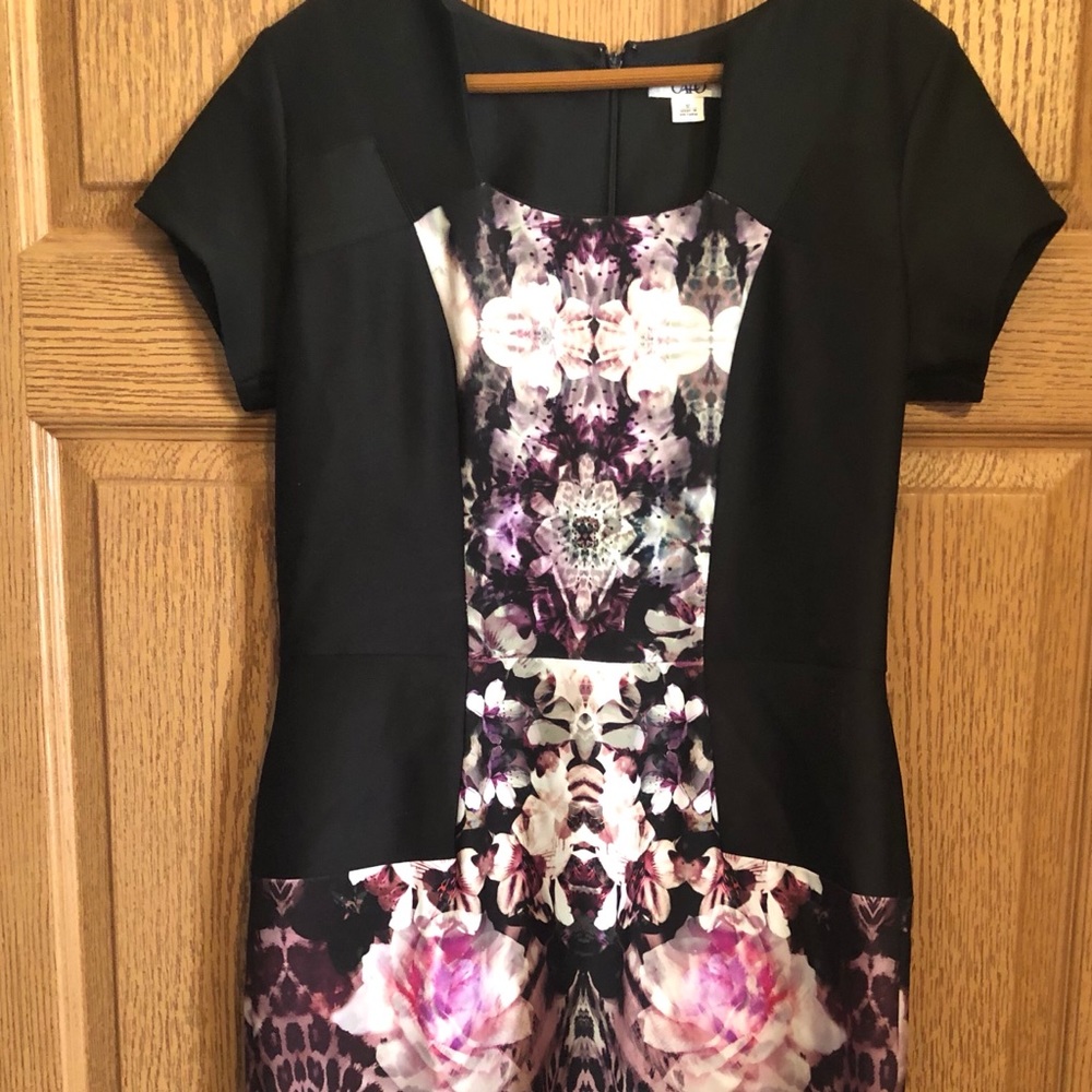 Flower Block Print Dress